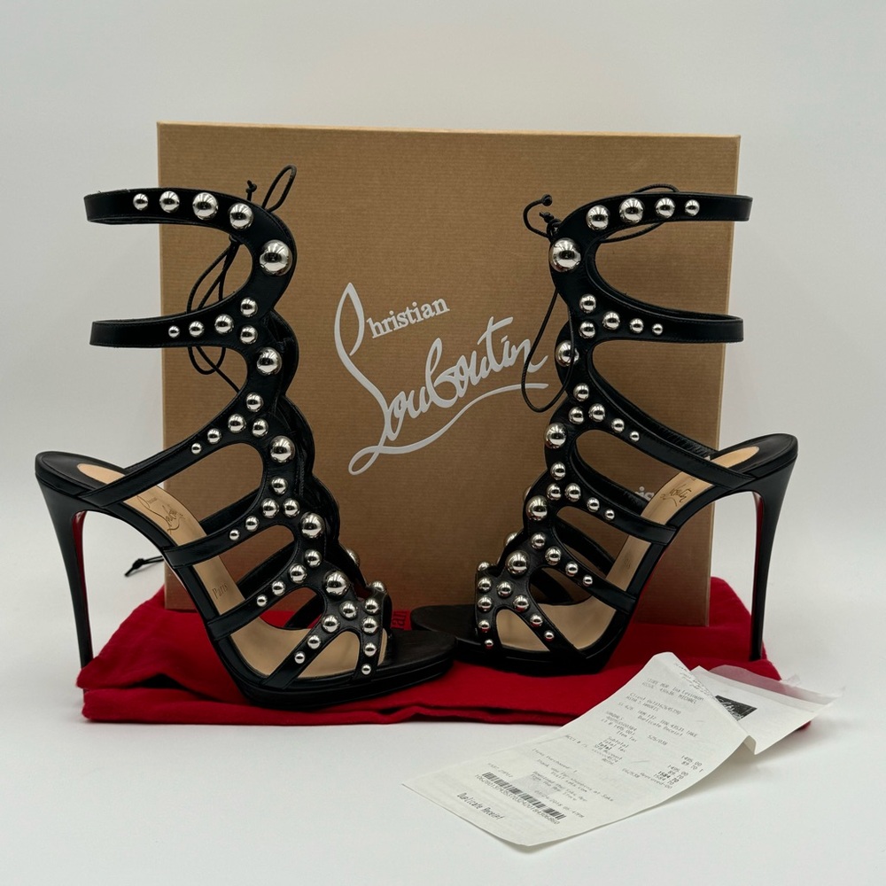 (SOLD) Christian Louboutin Amazoubille 120mm Heels (1180764) Size 39 (NEW) - Picture 1 of 17